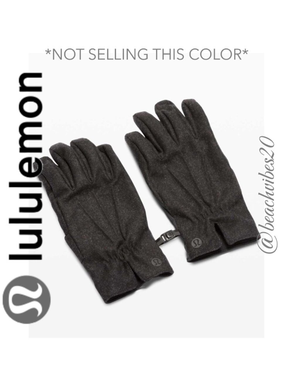 LULULEMON ATHLETICA Men’s City Keeper Gloves New Purple L/XL NWT LL-31